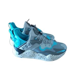 PUMA Womens RS-X Grey & Turquoise Running Sneaker Sz.7 NWOB
